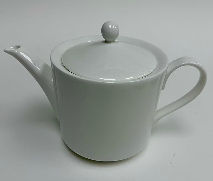 Bone China Dinnerware and Serveware. 15 Piece Tea Set Service for 6 Classic White
