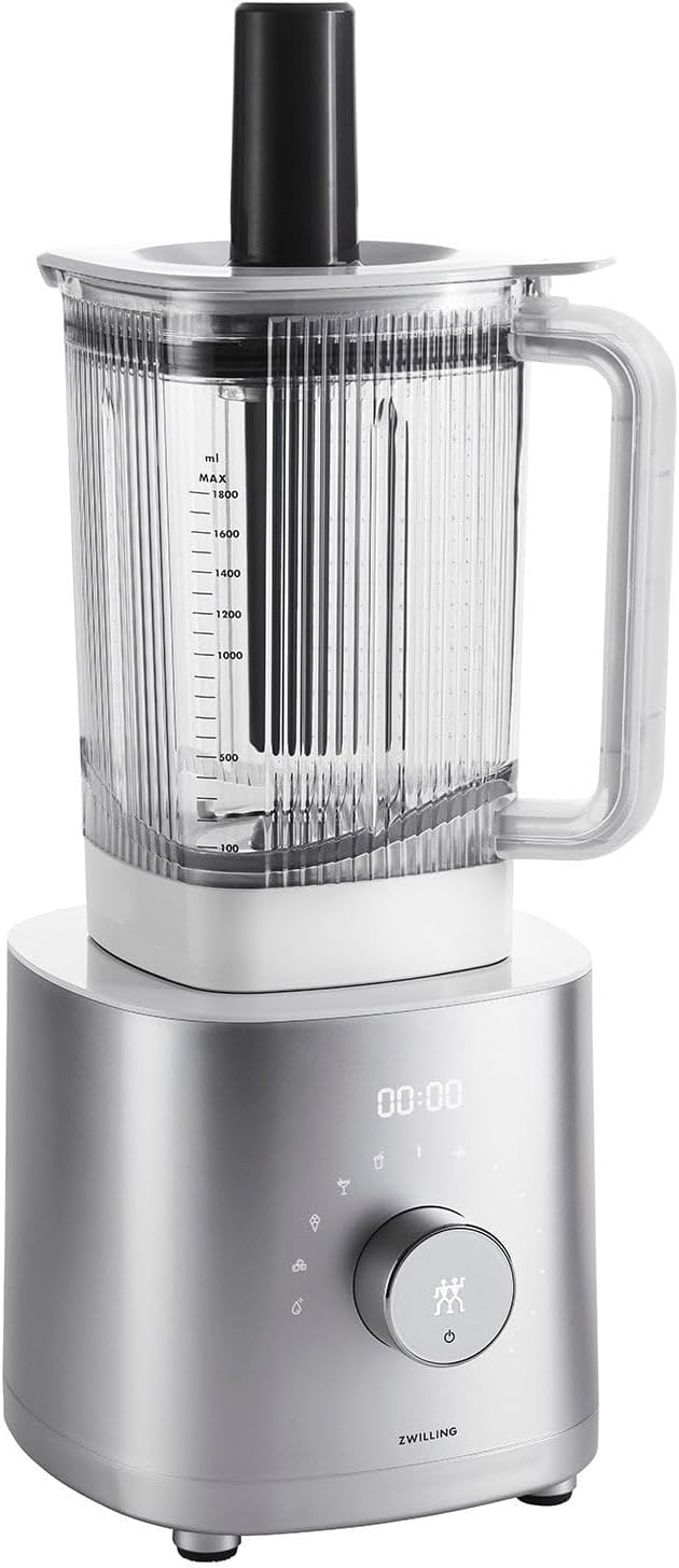 Professional 12-Speed High-Performance Countertop Blender 1400 Watt Motor 64 Oz BPA-Free Tritan Container Digital Controls Pulse Function Tamper Tool Included Friction Heat for Hot Soups Ice Cr