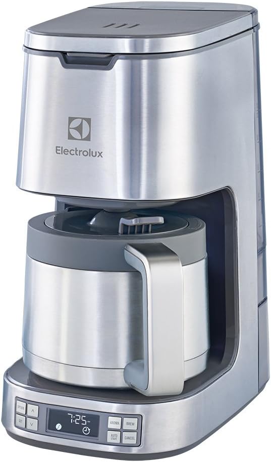 Electrolux ELTC10D8PS Expressionist Thermal Coffee Maker Stainless Steel (Renewed)