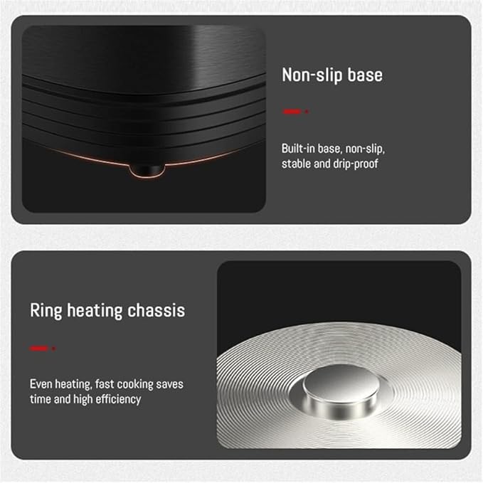 Electric Hot Pot Multi-Function Rice Cooker Mini 3L Electric Rice Cooker Non-Stick Household Small Cooking Machine Make Porridge Soup