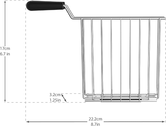 Dualit Design Series Sandwich Cage x 2 for Lite Design Series and Domus Toasters | Make toasted sandwiches in your Toaster | Pack of 2 Sandwiches Cages | Sandwich Cage with Drip Tray