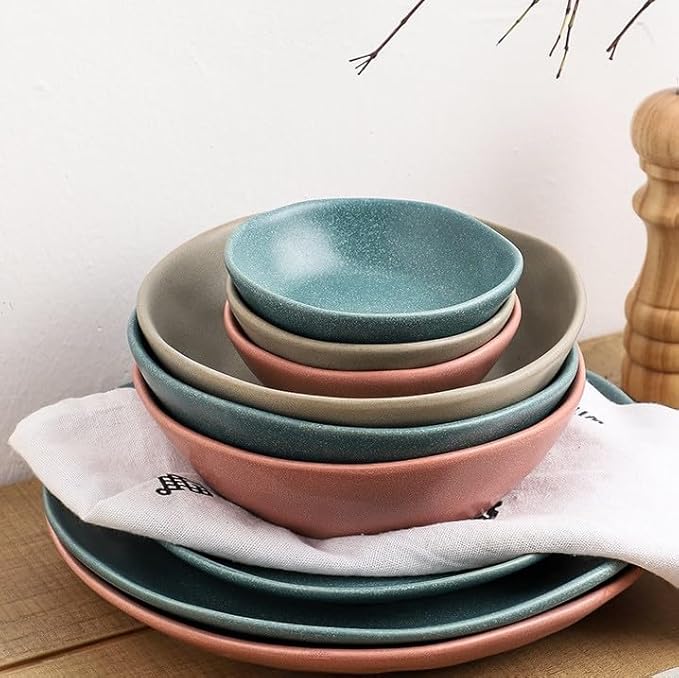 Ceramic Dinnerware Set 16Pcs solid color Design Porcelain Dishes
