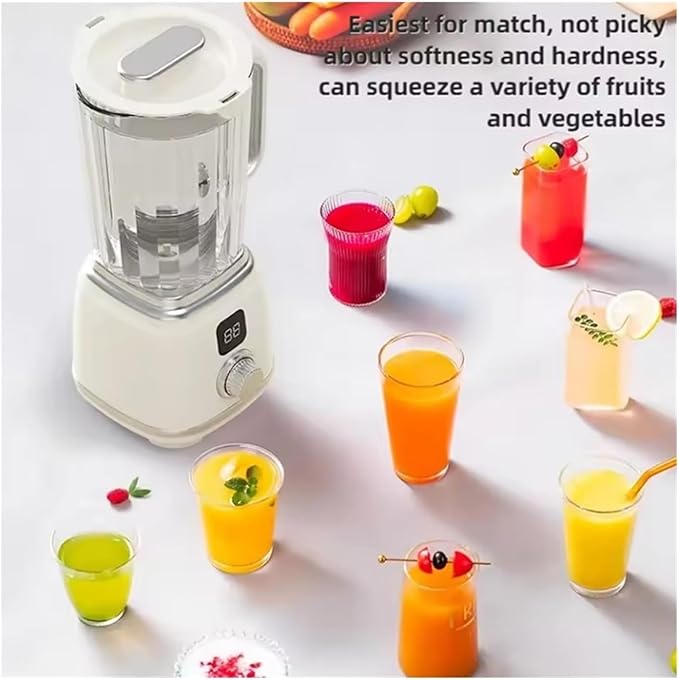 Juicer Machine Rechargeable Household Juice Blender 600ml 10-Blade 304 Stainless Steel 3000mAh Rechargeable Battery 2 Speed to Makes Juice Nut Milk &amp Sorbet (Black)