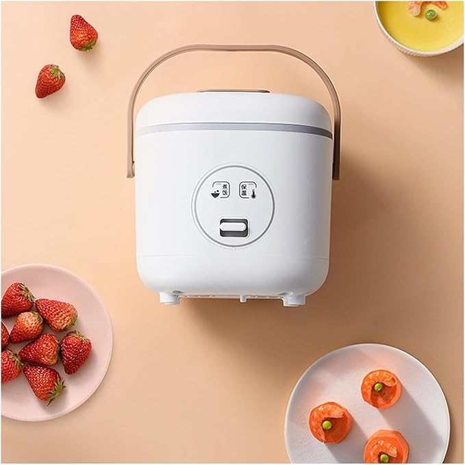 Mini Rice Cooker Commercial Rice Cooker 1.2L Portable Multi-Function Rice Cooker Ceramic Non-Stick Inner Pot For 1-3 People