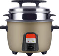 Rice Cooker/Commercial Large Capacity Rice Cooker with Food Steamer/Non-Stick Inner Potfor Restaurant/Hotel/Canteen/Construction Site Rice CookerOne Color-13L-2000W