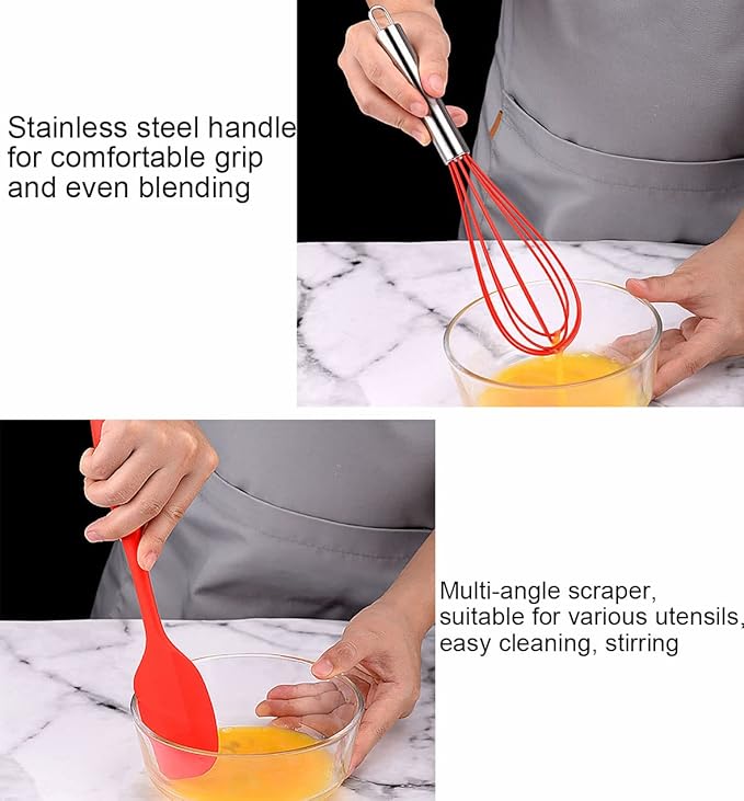 Cooking Utensils Set、Kitchen Tools Heat Resistant Silicone Kitchen Tool Set Cookware Tools Silicone Cookware 10 Piece Set