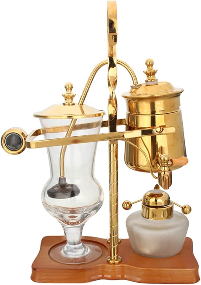 Luxury Balancing Siphon Coffee Maker/BrewerBalance Syphon Coffee Maker Double ColumnEasy to Clean Permanent Filter and Water RetainerB