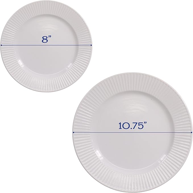 BIA Cordon Bleu Stoneware Sunray 16-Piece Dinnerware Set Cream