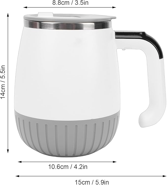Automatic Stirring Cup with Smart Temperature Display Electric Magnet Mixing Mug for Coffee Protein Powder