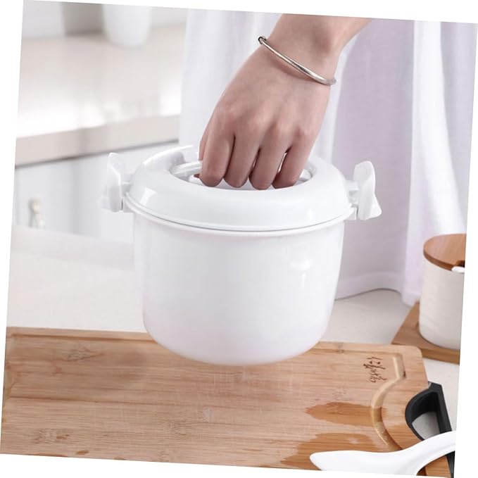 2pcs Practical Rice Cooker Set Microwave Rice Cooker Making Tool Household