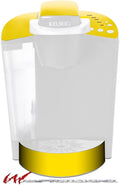 Decal Style Vinyl Skin compatible with Keurig K40 Elite Coffee Makers Solids Collection Yellow (COFFEE MAKER NOT INCLUDED)