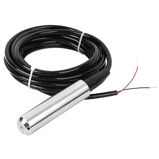 Level Sensor TL‑136 Liquid Level Transmitter Water Level Sensor Detector 24VDC 4‑20mA Output Liquid Level Transmitter(24VDC 4-20mA 0-3m)