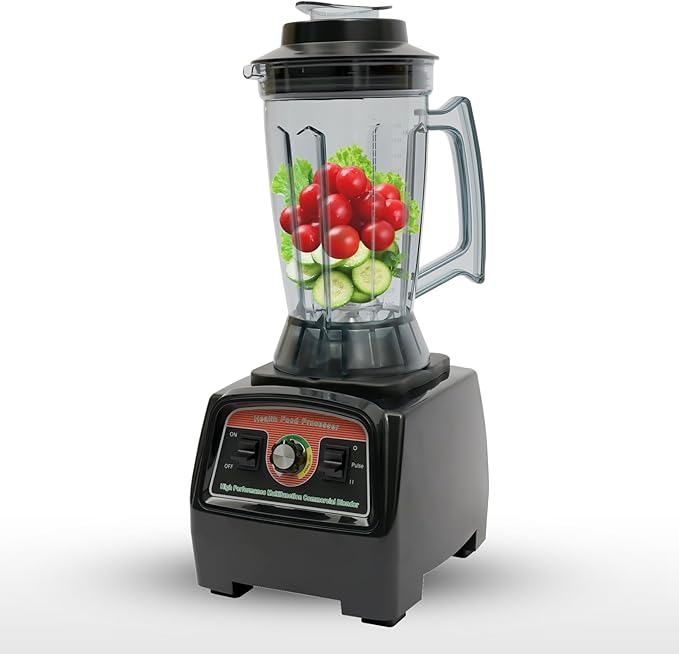 Commercial High Speed Blending Juicer 2800W High Powered Professional Blending and Food Processor For Smoothies Blending Ice Cream Frozen Dessert Shakes and Smoothies Maker