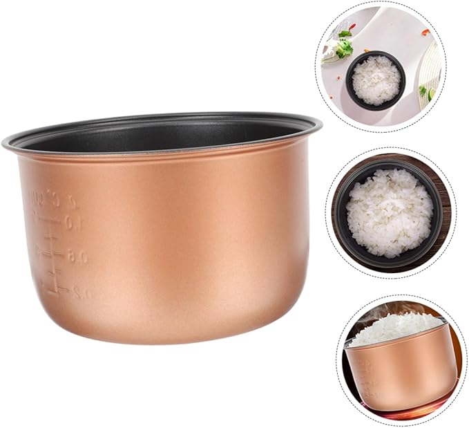 Household Non-stick Rice Cooker Inner Pot Electric Cooker Accessory for Efficient Cooking Versatile for Rice and Cake Making