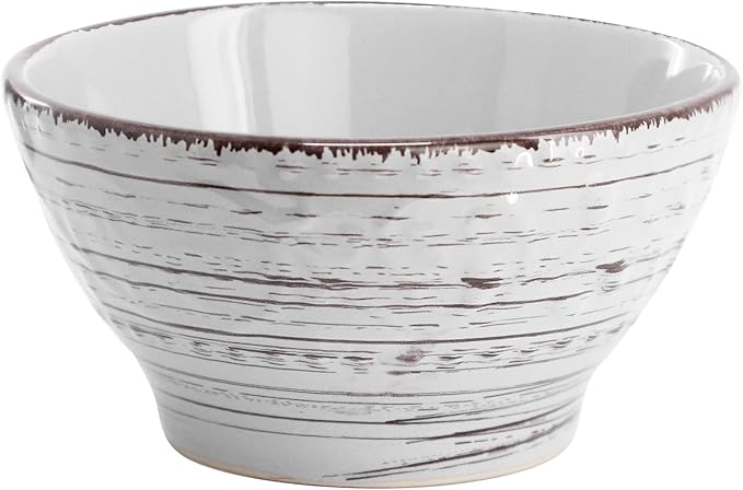 16-Piece Stoneware Dinnerware Set – Ocean Bloom Sea Glass Mica Calcite Jasper &amp Deep Ocean – Microwave Safe Dishwasher Safe Service for 4 with Reactive Glaze Finish (Light Gray)