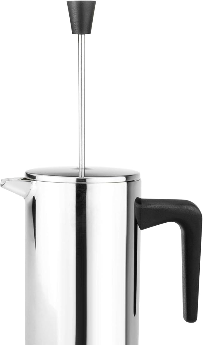 Leopold Vienna 700 ml Coffee Maker Double Walled Napoli Stainless Steel Silver 10 x 15.5 x 19.8 cm