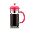 Bodum 34oz Caffettiera French Press Coffee Maker with Reusable Stainless Steel Filter BPA-Free Plastic Carafe Bubblegum Pink