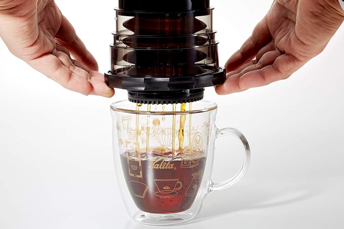 Kalita Compact 220ml Black Pour-Over Coffee Maker