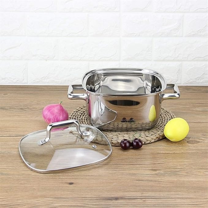 Cookware Set Soup Pots Stainless Steel Milk Pot Frying Pan Cooking Pot Set Induction Cooker Kitchen Pots and Pans Nonstick Pan