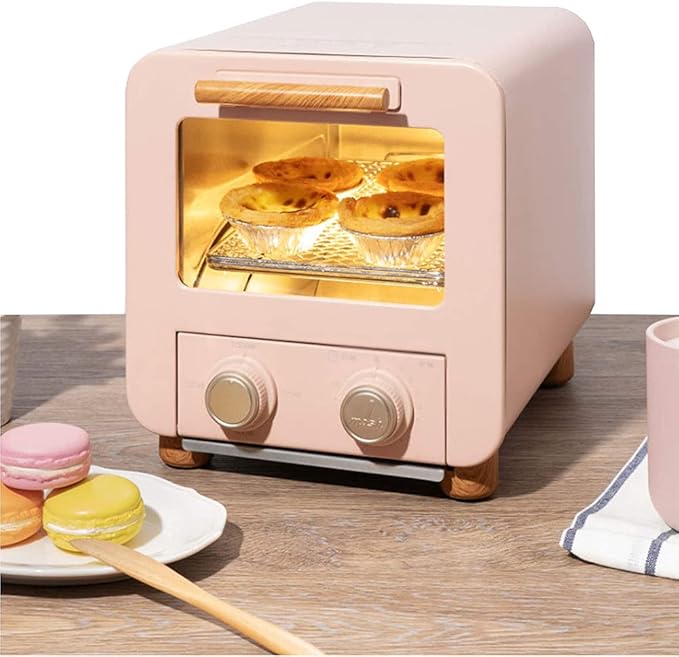 Mini Breakfast Bread Oven Roast Defrost &amp Dehydrator Functions Includes Accessory Recipes BPA Free Healthy CookingPink