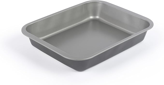 Salter Essentials 36 cm Roasting Tray – Non-Stick Coating Rectangular Roaster Dishwasher Safe Easy to Clean Made in The UK Durable Vegetable Roasting Pan Lightweight PFOA-Free BW13668