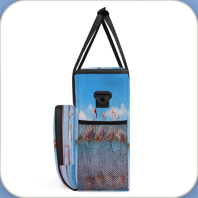 Love Flamingo Coffee Maker Travel Bag for K-Mini or K-Mini Plus Single Serve Coffee Brewer Portable Storage Tote Case for Tarvel