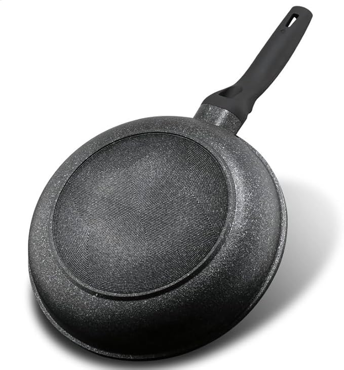Common Induction Cooker for Thick and Non Stick Steak Pot with Wheat Rice Stone Flat Bottomed Pot (D 28cm)