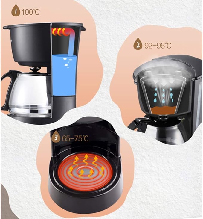 Coffee Machine Household Automatic Small Maker Office Commercial Pot Teapot