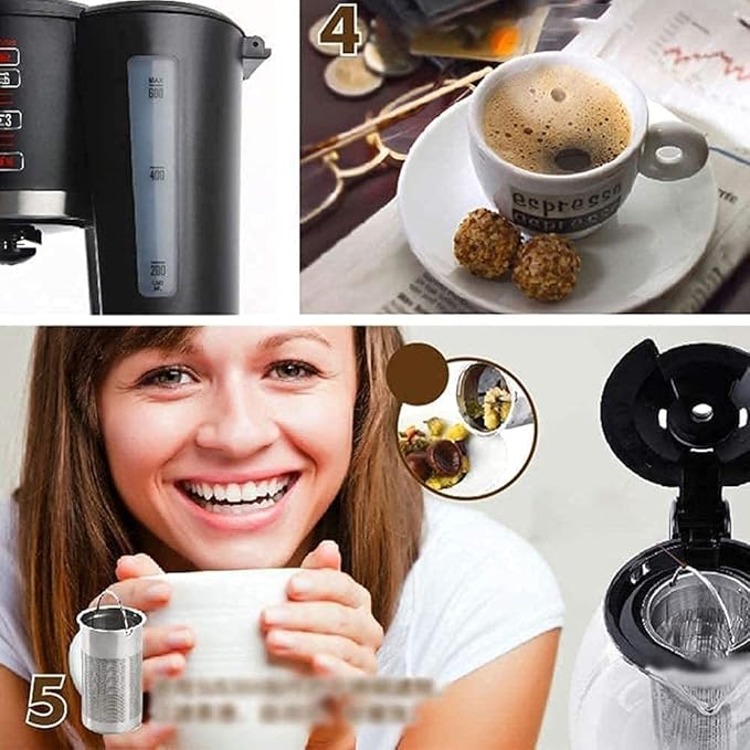 Coffe Maker Household Coffee Small Mini Mill Coffee Jug Saving Glass Machine Drip Coffee Maker For Hotels Rooms Offices Etc 20240309