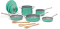 Cuisinart Culinary Collection 12-Piece Pots and Pans Set PURELYCERAMIC Nonstick Teal