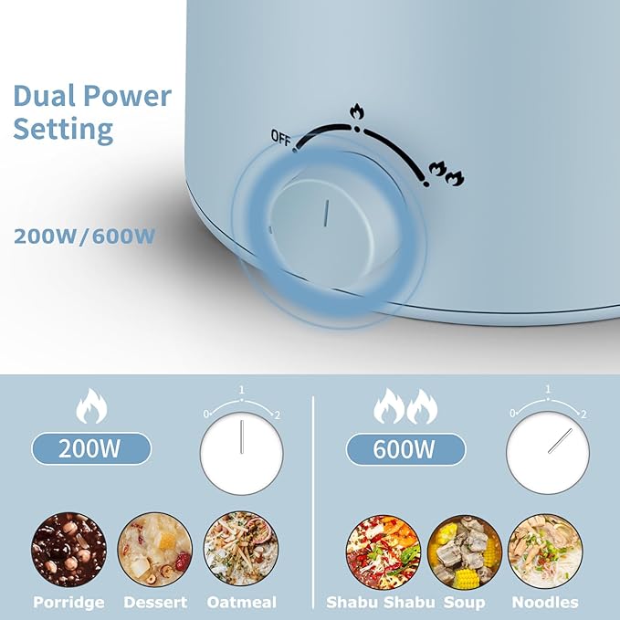 Topwit Hot Pot Electric &amp 1.2L Small Rice Cooker