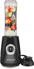 Hamilton Beach Go Sport Portable Blender For Smoothies With 20 Oz. Blend-In Personal Travel Jar 600 Watt Motor And Stainless Steel Blades For Powerful Blending Performance Black (51143G)