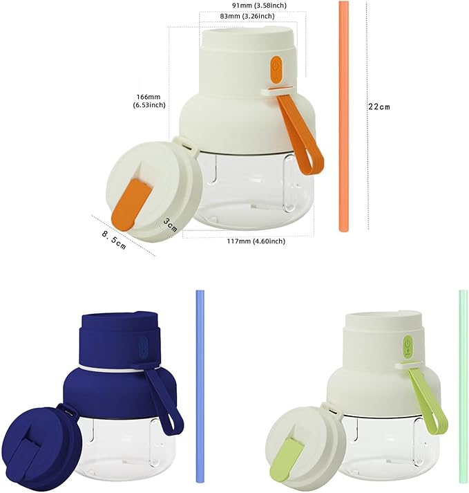 PANGBOER 850ML Electric Juicer Portable Juicer Blenders Rechargeable Multifunction Fruit Mixer Machine Juicer Maker Blenders Cup