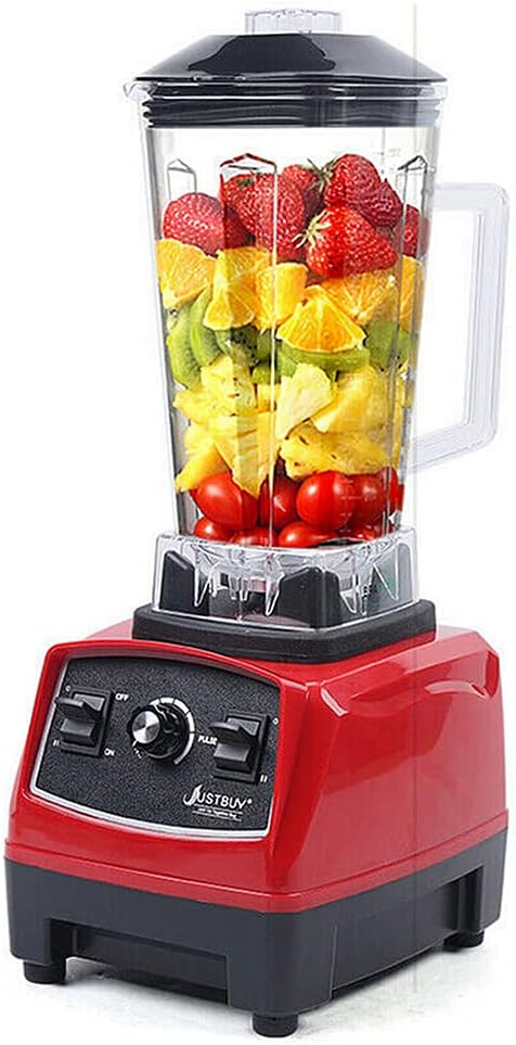 TFCFL Ultra-Powerful 2200W Smoothie Blender Red 2L