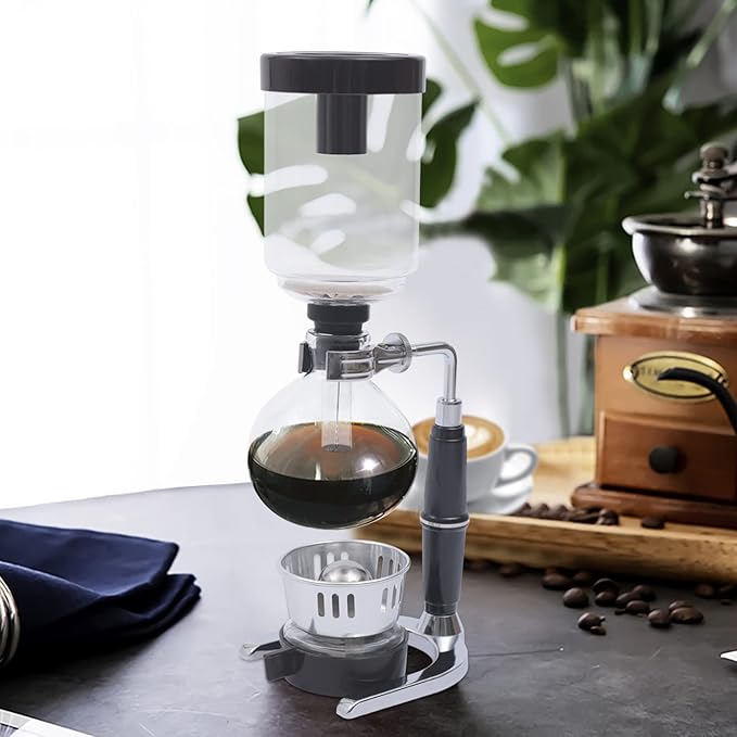 Siphon Coffee Makerr Japanese Style Tea Siphon Pot Vacuum Coffeemaker Glass Type