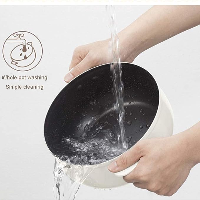 Electric Hot Pot Multifunction Rice Cooker Portable Split Type Kitchen Non-stick Frying Pan For Travel with steamer