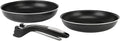 Sitram 711388 Set of 2 Frying Pans + Clamp Handle Aluminium Black
