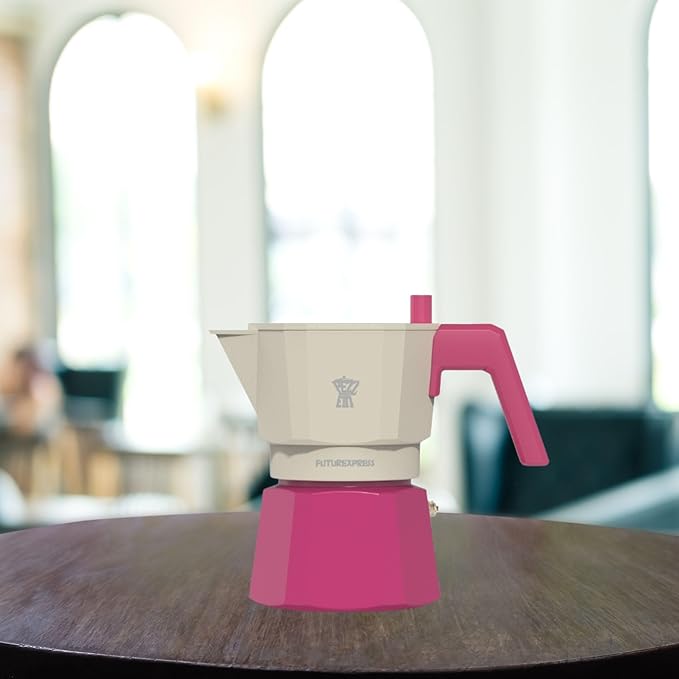 Pezzetti Futurexpress 6T Rising Dawn Coffee Maker White/Pink