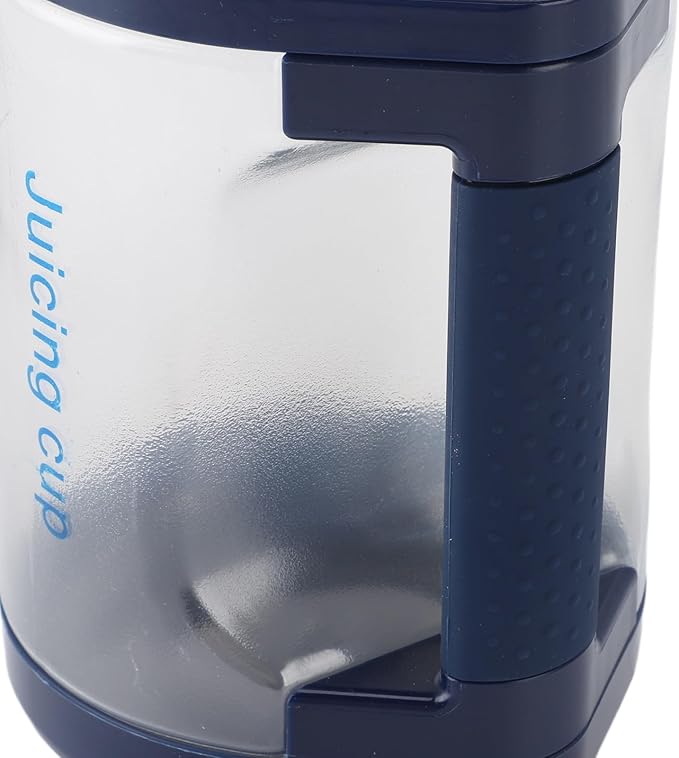 Portable Blender 1500ml USB Rechargeable Portable Smoothie Blender Small Personal Blender Smoothie Blender with Travel Lid and Straw(Blue)