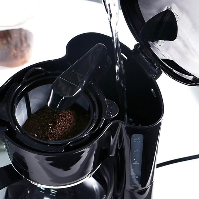 Coffee Machine Coffee MachineCoffee FilterSemi-Automatic Coffee MachineBuilt-in Filter[Anti-drip FunctionInsulation Kettle(750ml)600W] Compatible with OfficeFamil