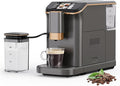 Premium Espresso Maker with Automatic Milk Frother - Super Automatic Espresso Machine 20 Bar Pressure 1350W Power Ideal Gift for Coffee Lovers Manual Espresso Machine Easy Cleanup