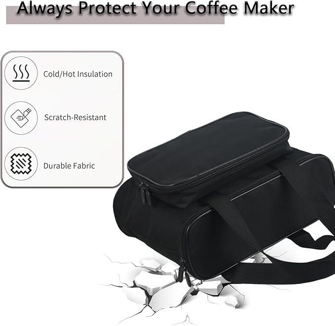 Carrying Bag for Keurig Single Serve Coffee Maker Portable Outdoor Coffee Machine Travel Bag Case Coffee Machine Bag for Keurig K-Mini Mate Single Serve Coffee Maker
