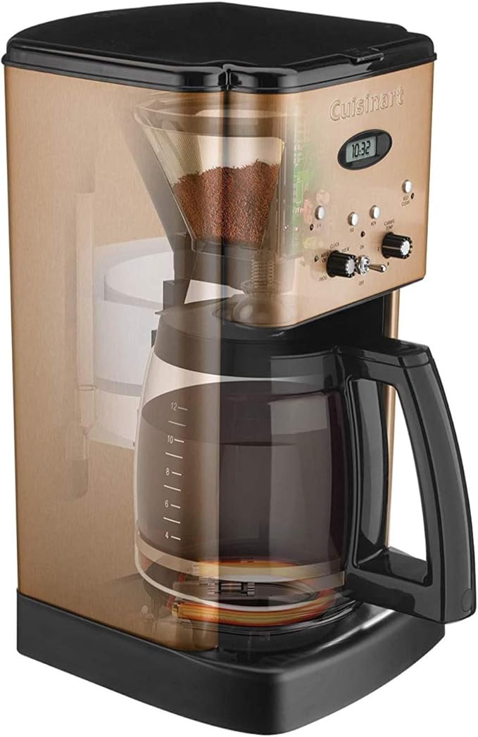 Cuisinart DCC-1200CP 12 Cup Brew Central Coffee Maker Copper