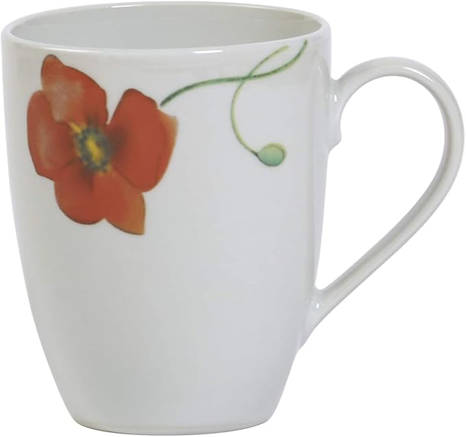Tabletops Gallery Poppy - 16 Piece Square Dinnerware Set Service of 4