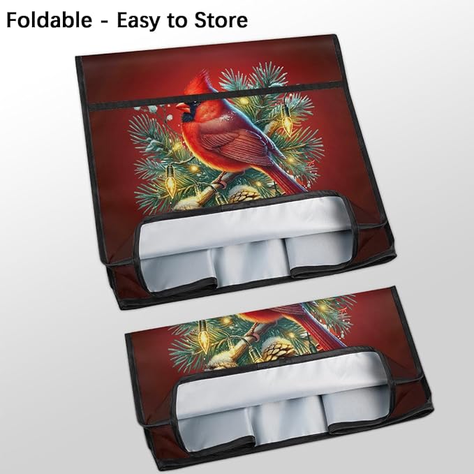 cfpolar Kitchen Aid Mixer Cover Compatible with 6-8 Quarts Cardinal Holly Christmas Stand Mixer Cover Kitchen Aid Mixers Accessories Appliance Organizer Bag Dust Covers with Zipper Pocket