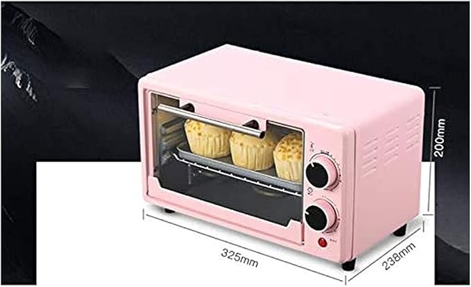 Stainless Steel Toaster Countertop Convection Oven w/Multiple Temperature Control Include Bake Broil Keep Warm