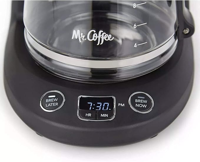 Mr. Coffee® 12-Cup Programmable Coffeemaker Brew Now or Later