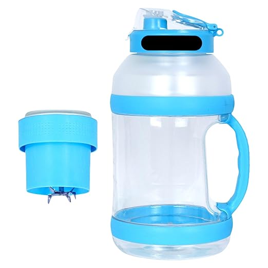 Powerful Portable Juicer Maker - 2000ml Capacity USB Rechargeable Blender Smoothies Juices - Ideal Home Office Outdoor Use(018)