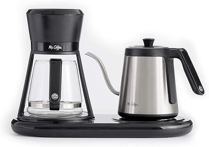 Mr. Coffee BVMC-PO19B All-in-One Pour Over Coffee Maker 6 Cups Black