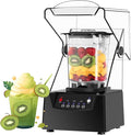 2L Electric Commercial BlenderBlender for Shakes and Smoothies with Soundproof Cover Fruit Juicer Smoothie Maker67 Oz Countertop 2200-Watt Base and Total Crushing Technology